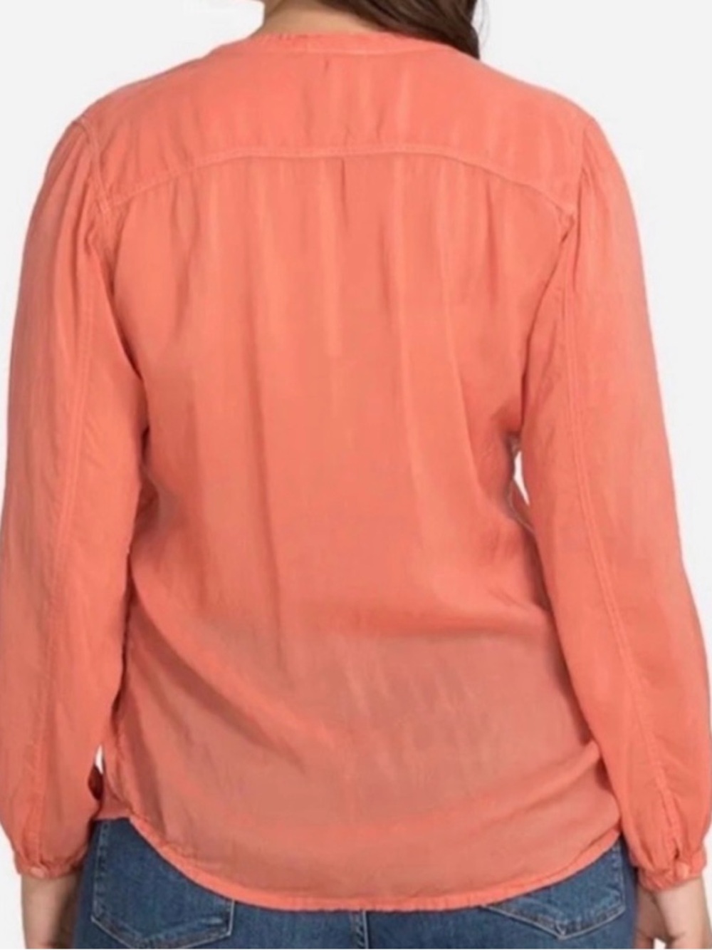 Johnny Was Pandora Tunic NWT $215 Woman’s Sz 2x tangerine - Picture 2 of 7